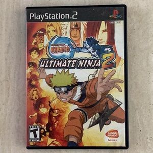 Naruto Ultimate Ninja 2 PS2 PlayStation 2 Game Shonen Jump Bandai Ninjas